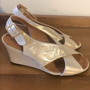 NIB CHIE MIHARA REMI WEDGE SANDALS 36.5